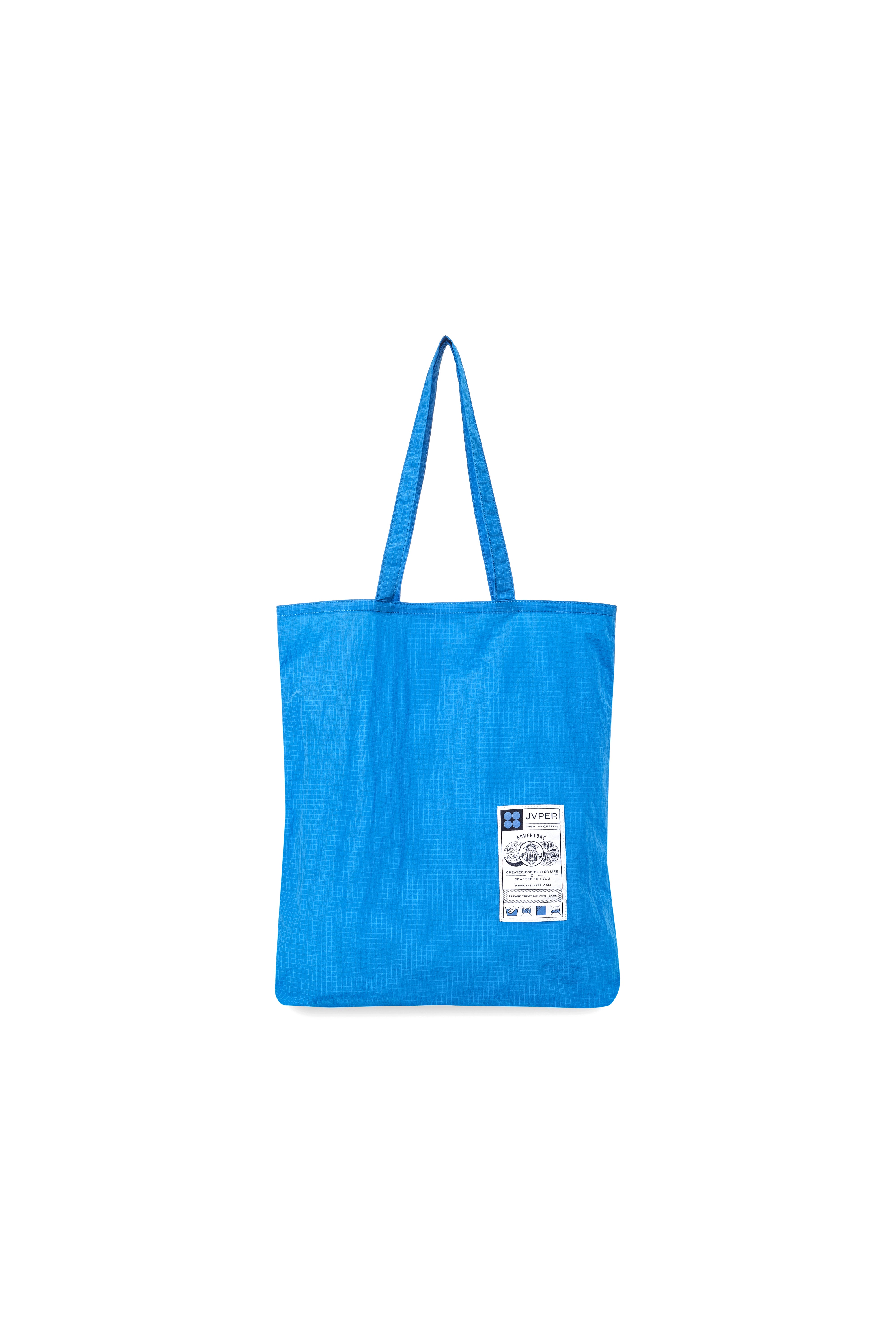 라이트 웨이트 립스탑 나일론 토트백 - 블루