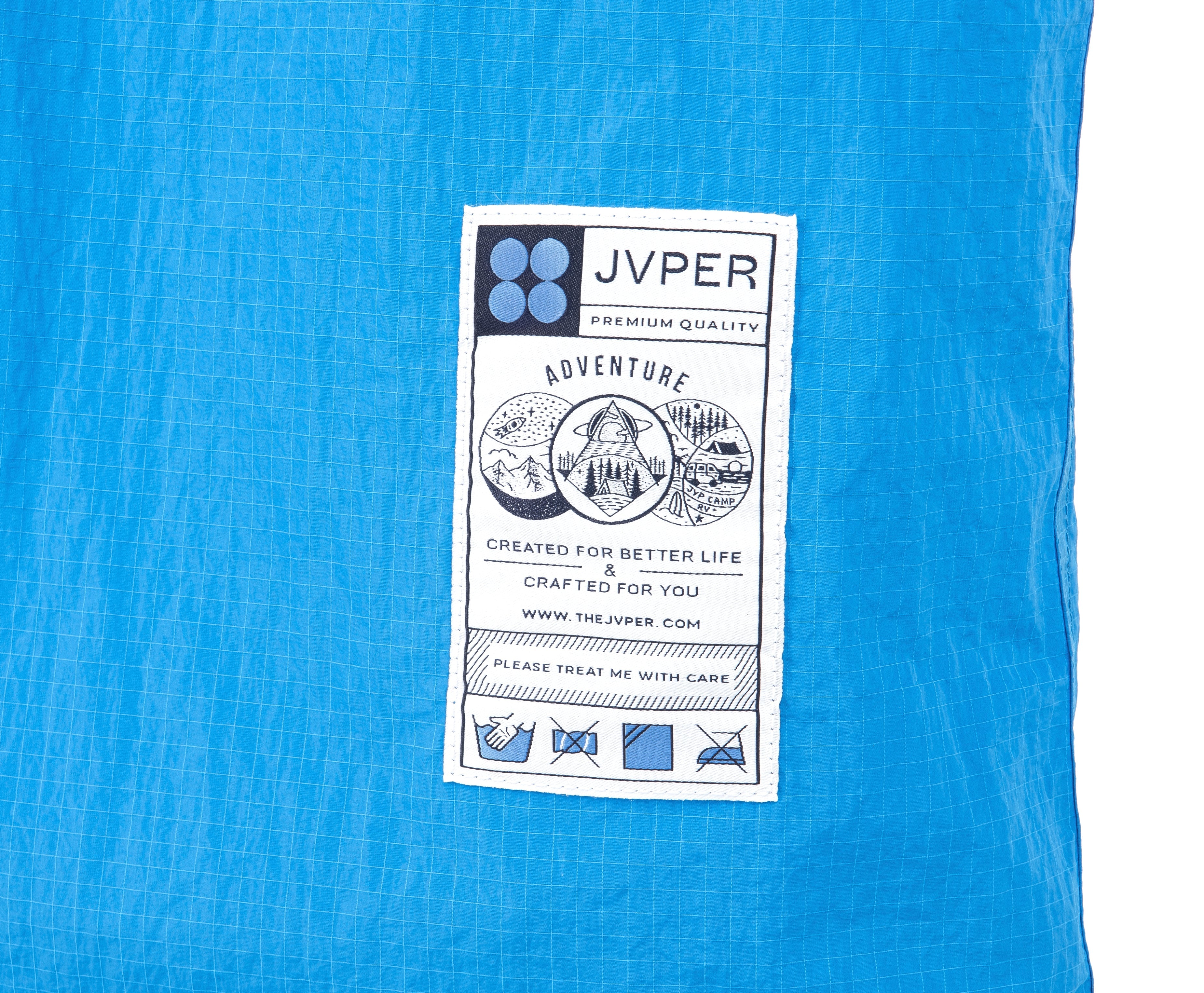 라이트 웨이트 립스탑 나일론 토트백 - 블루