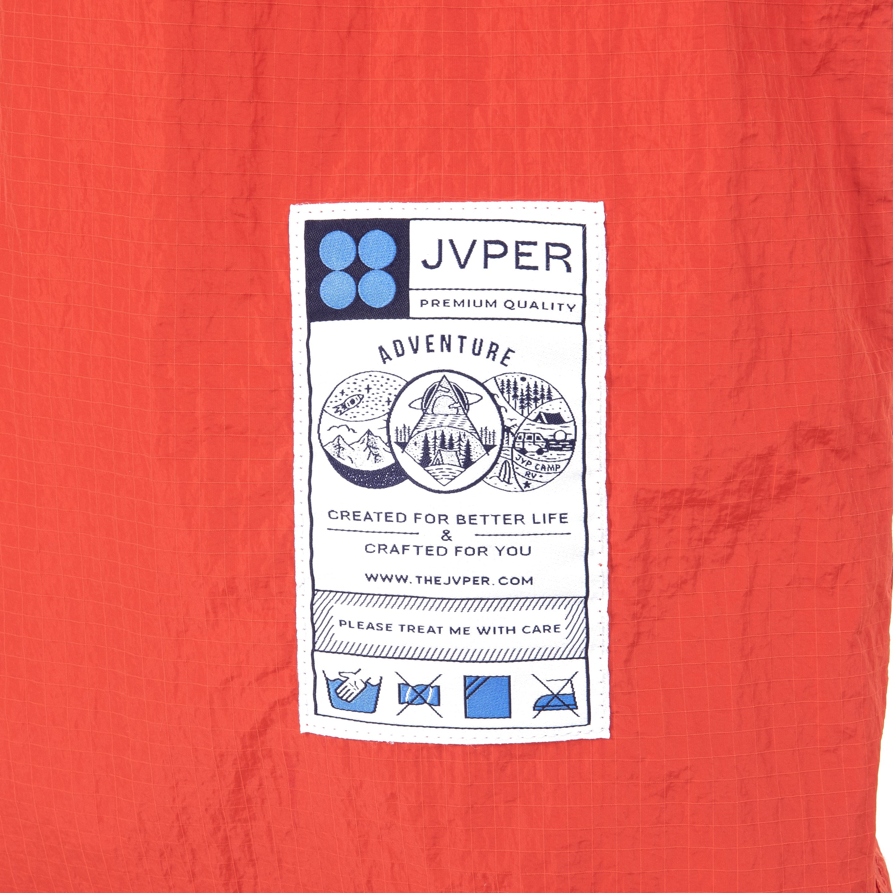 라이트 웨이트 립스탑 나일론 토트백 - 오렌지