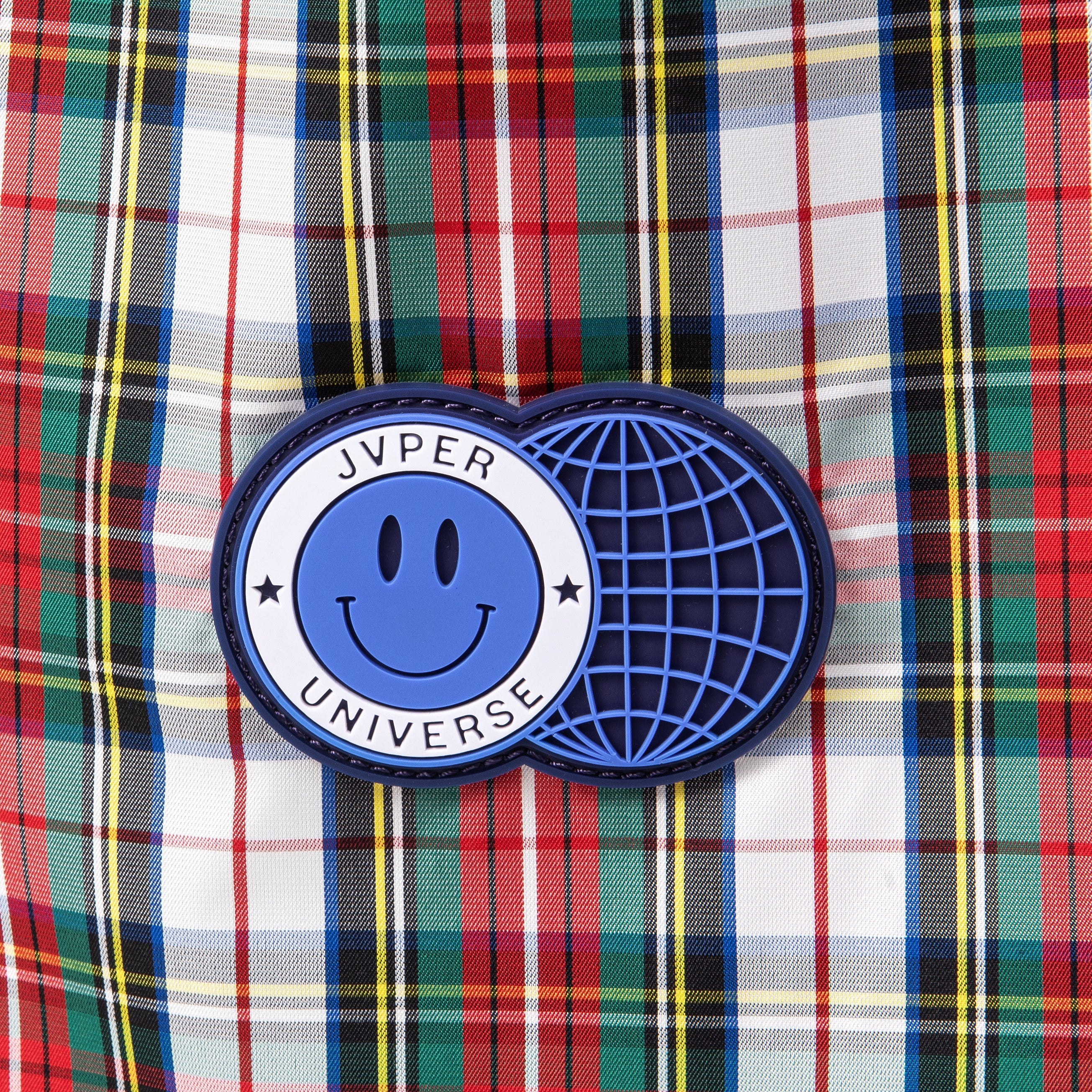 유니버스 체크 나일론 토트백 - 멀티 컬러 체크