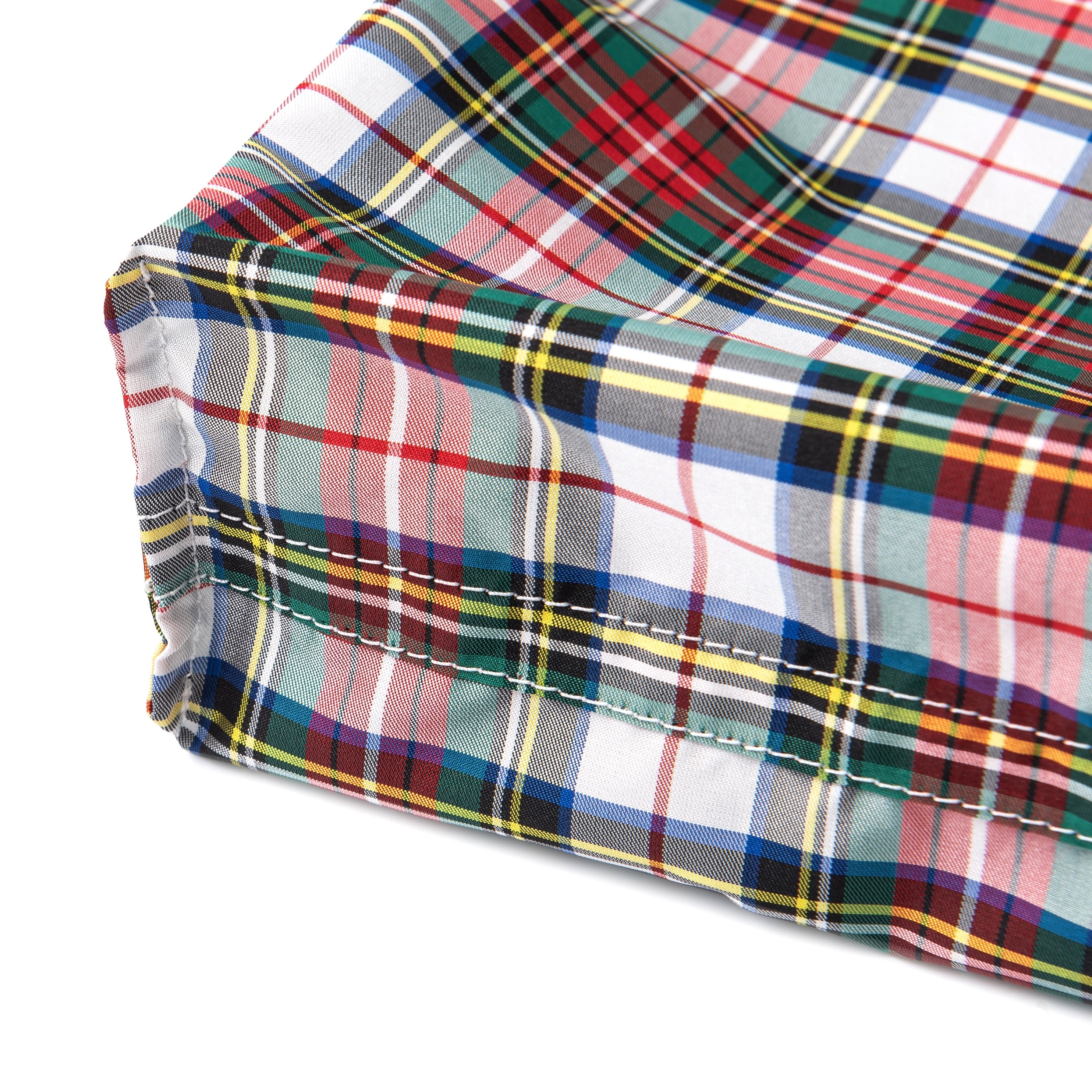 유니버스 체크 나일론 토트백 - 멀티 컬러 체크