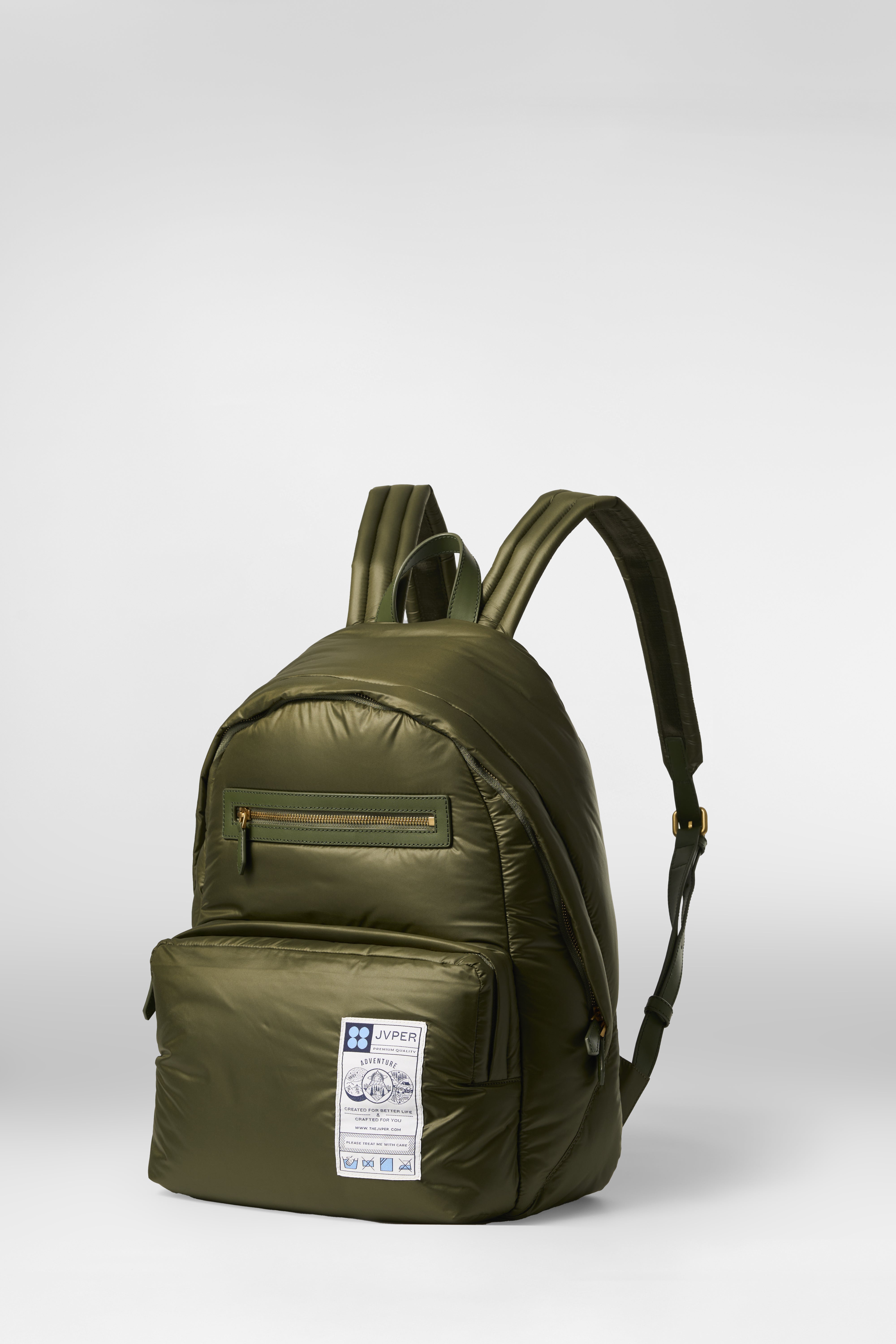 Adventure Padded Light Nylon Back Pack Khaki