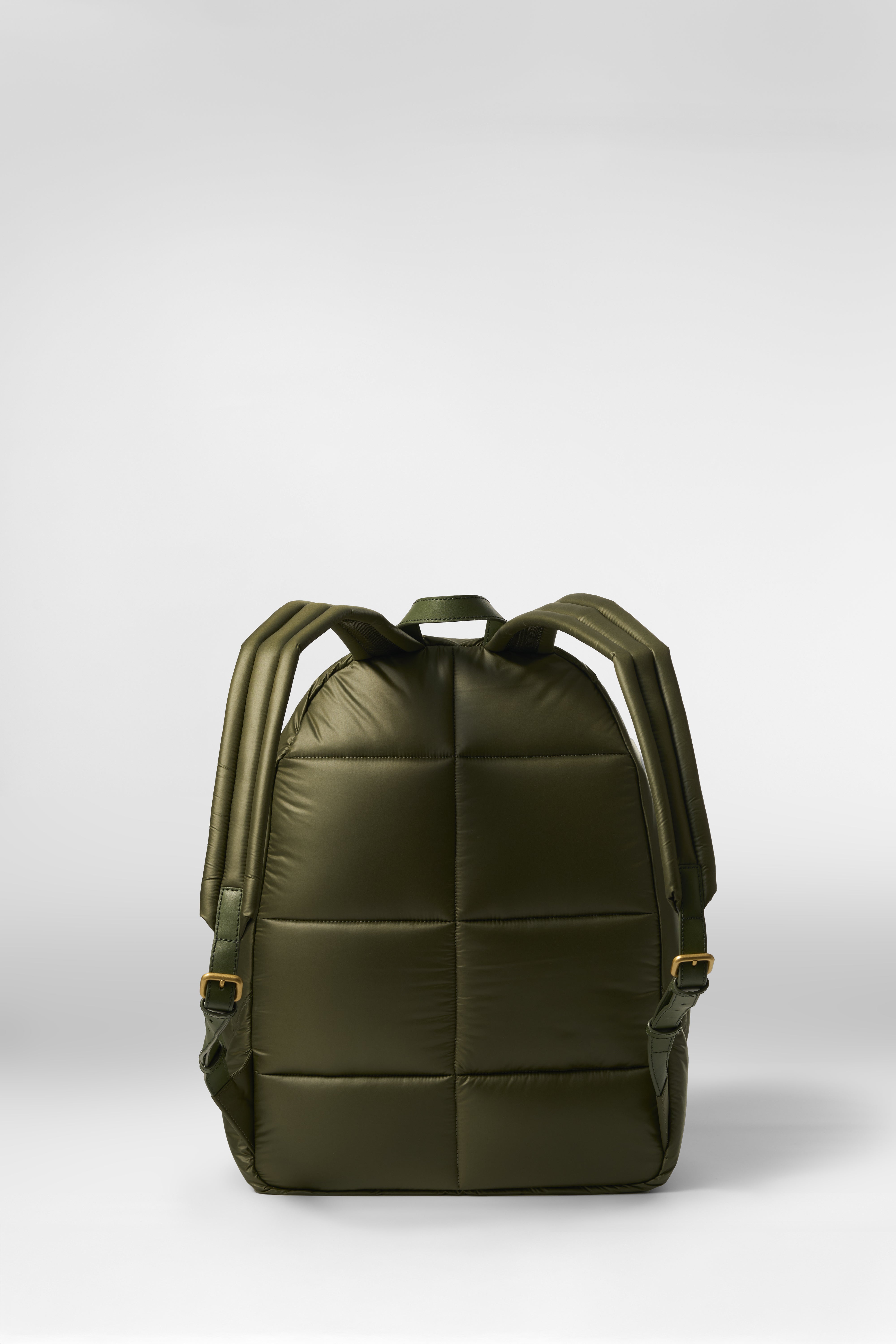 Adventure Padded Light Nylon Back Pack Khaki