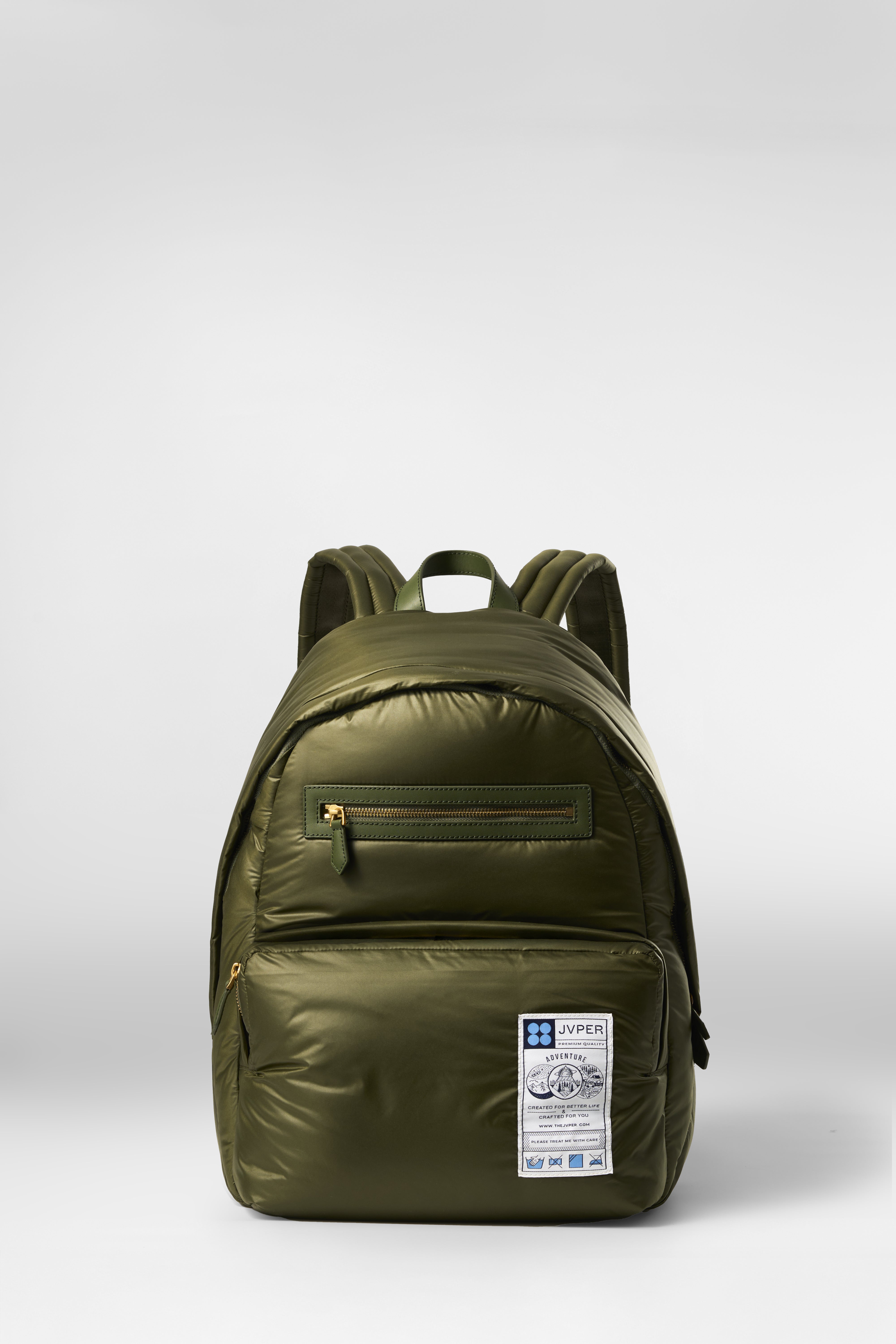 Adventure Padded Light Nylon Back Pack Khaki