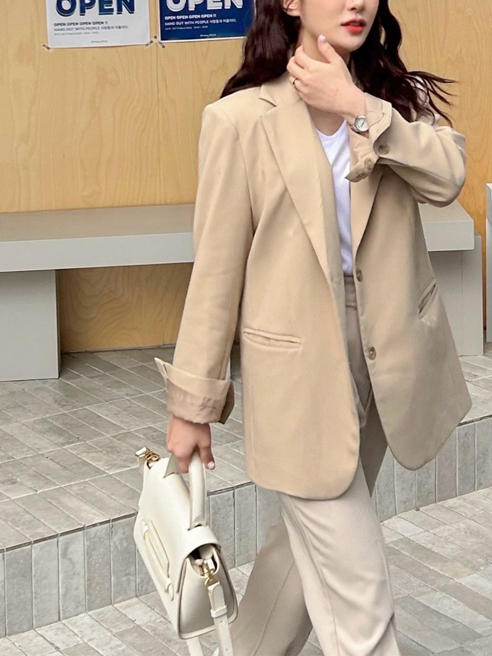 FAVE SATCHEL BAG_VANILLA