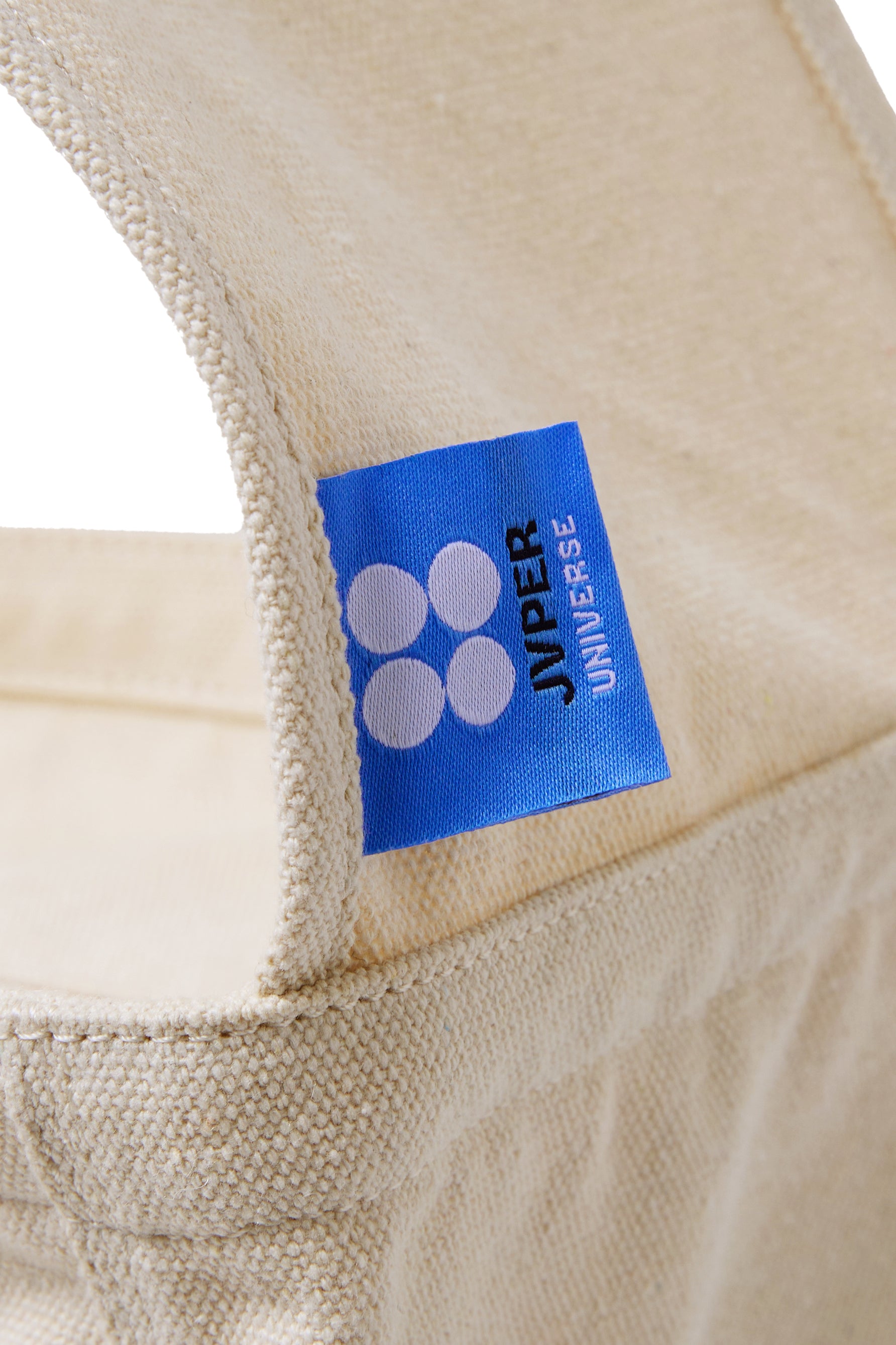 스마일 캔버스 메신저백 – 내추럴 라지