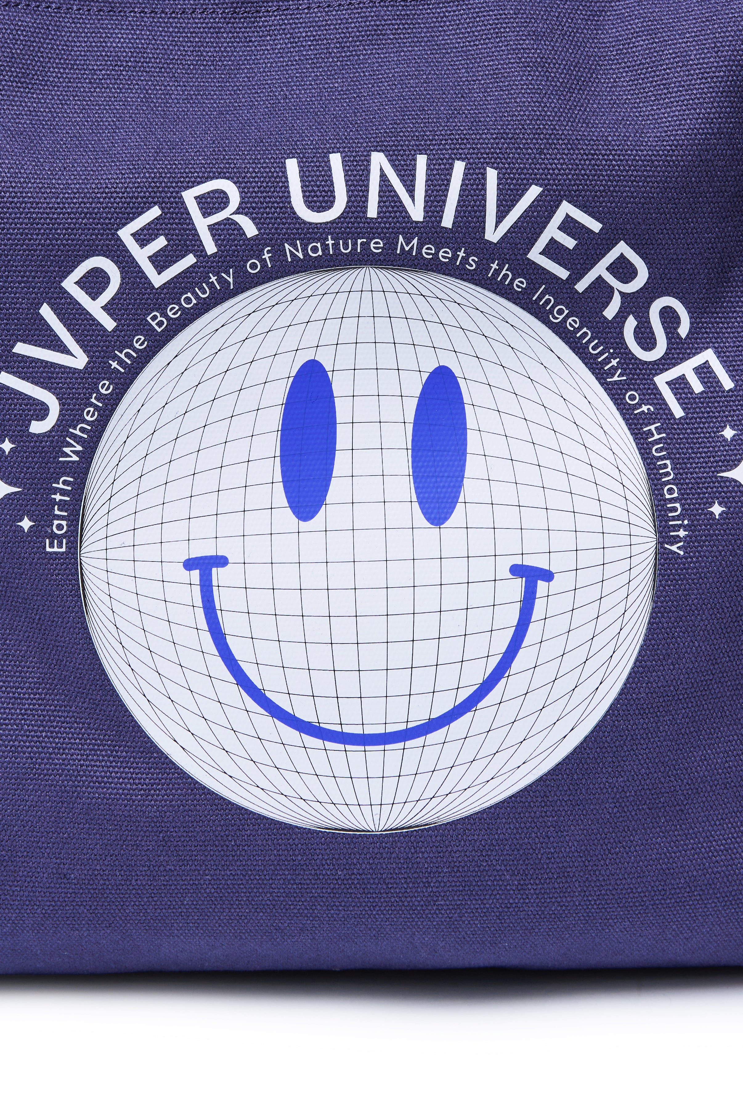 스마일 캔버스 메신저백 – 네이비 미디움