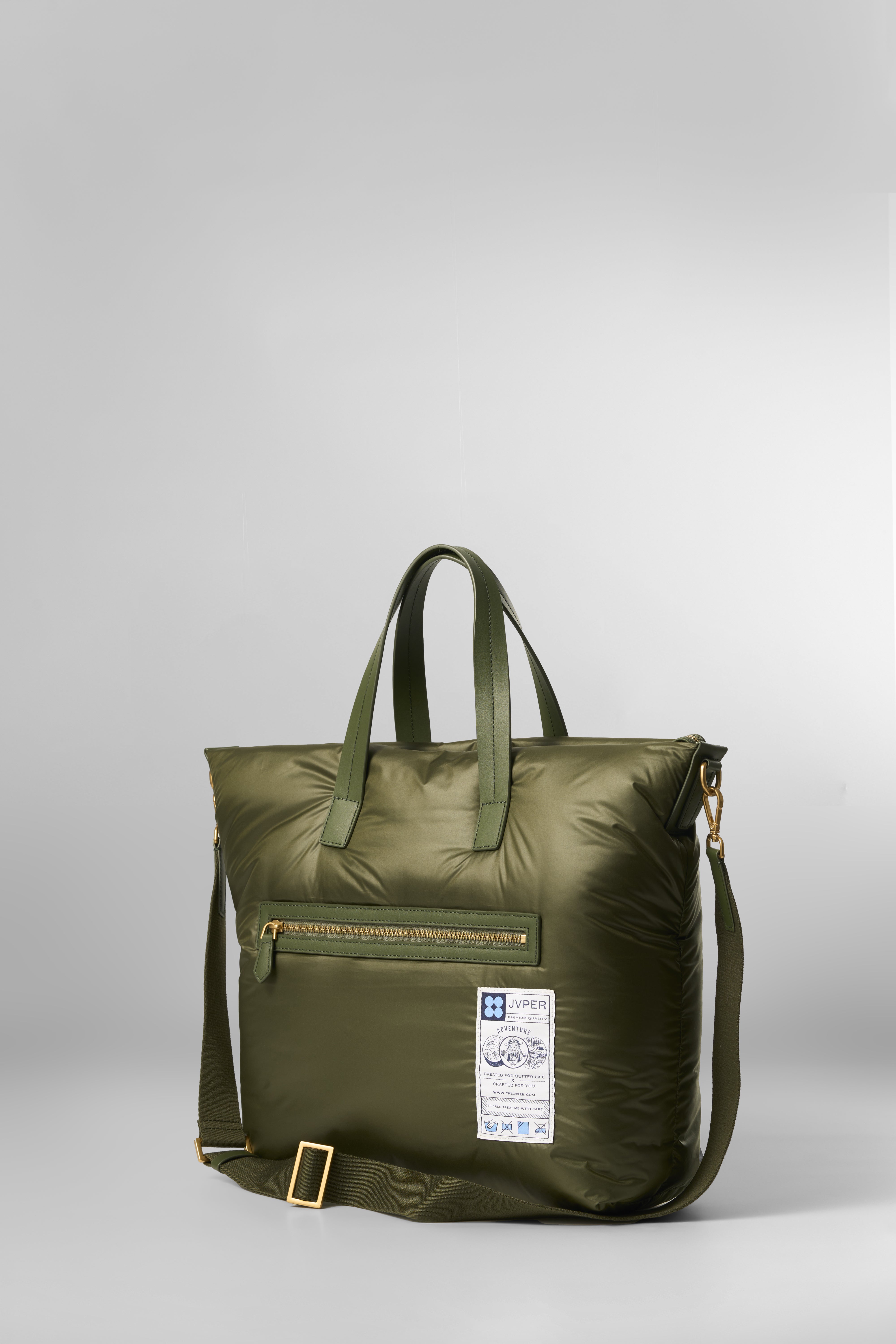 [11/10예약판매]어드벤처 패디드 라이트 나일론 토트백 카키