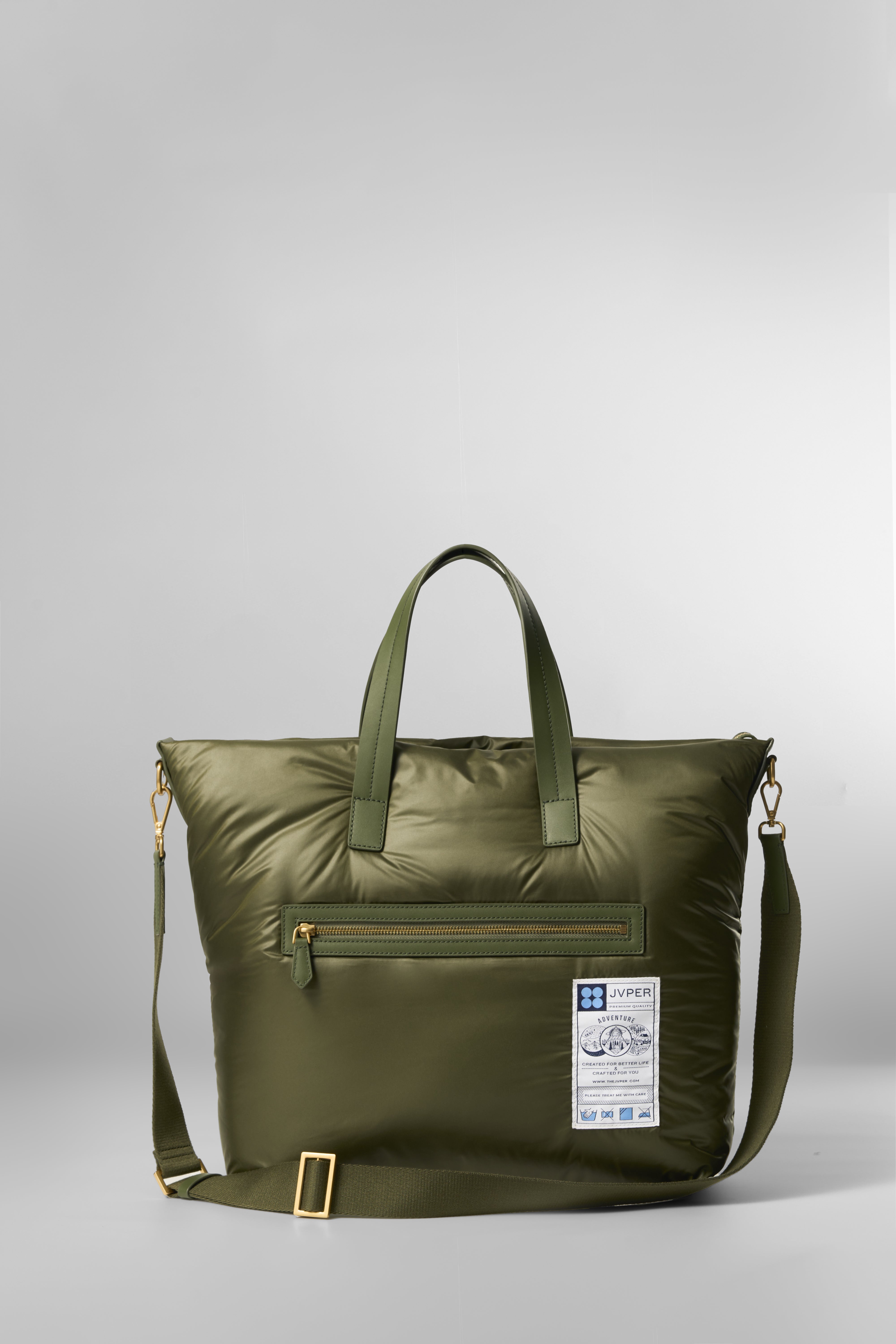 [11/10예약판매]어드벤처 패디드 라이트 나일론 토트백 카키