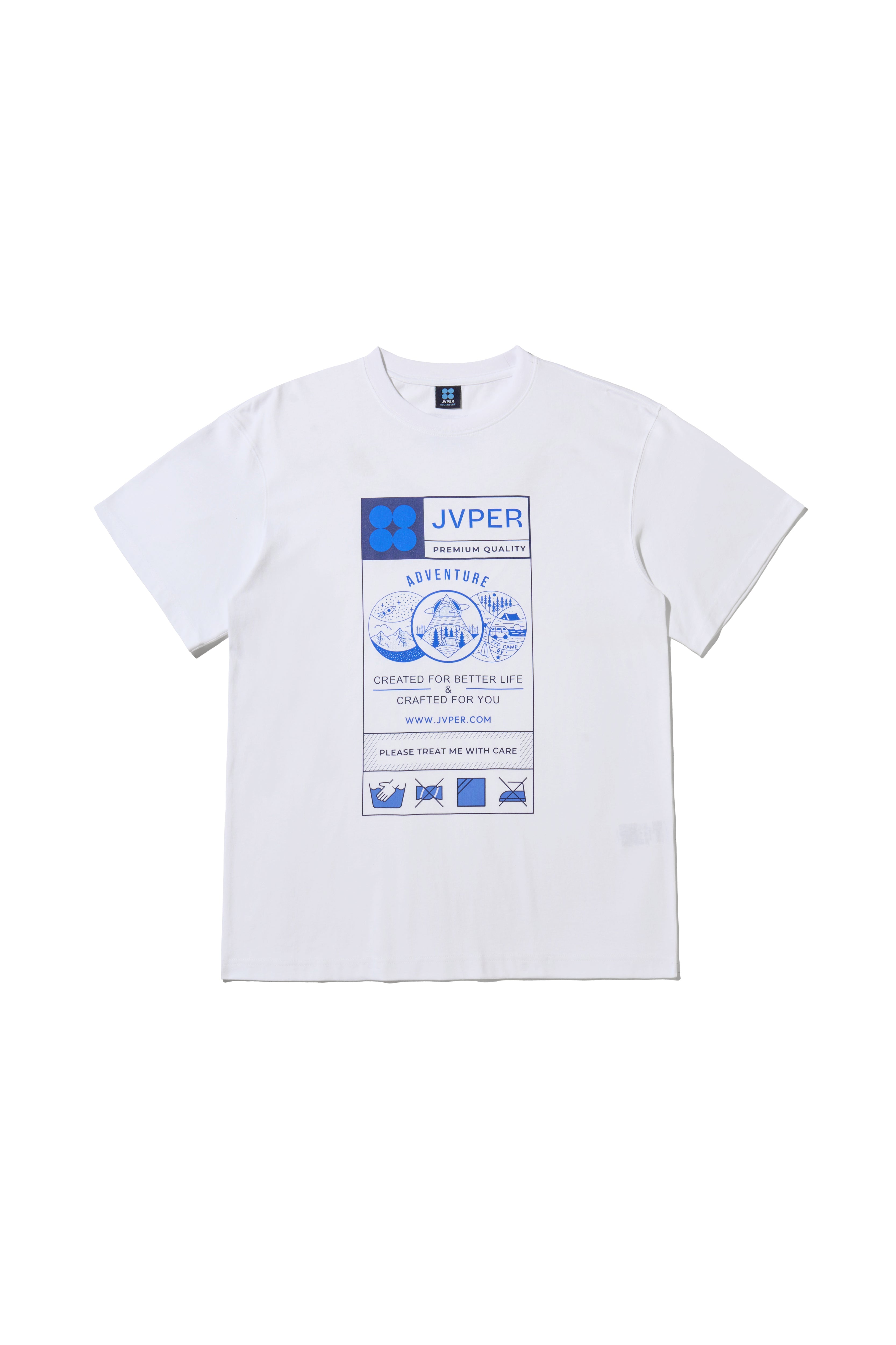 어드벤쳐 그래픽 티셔츠 – 화이트