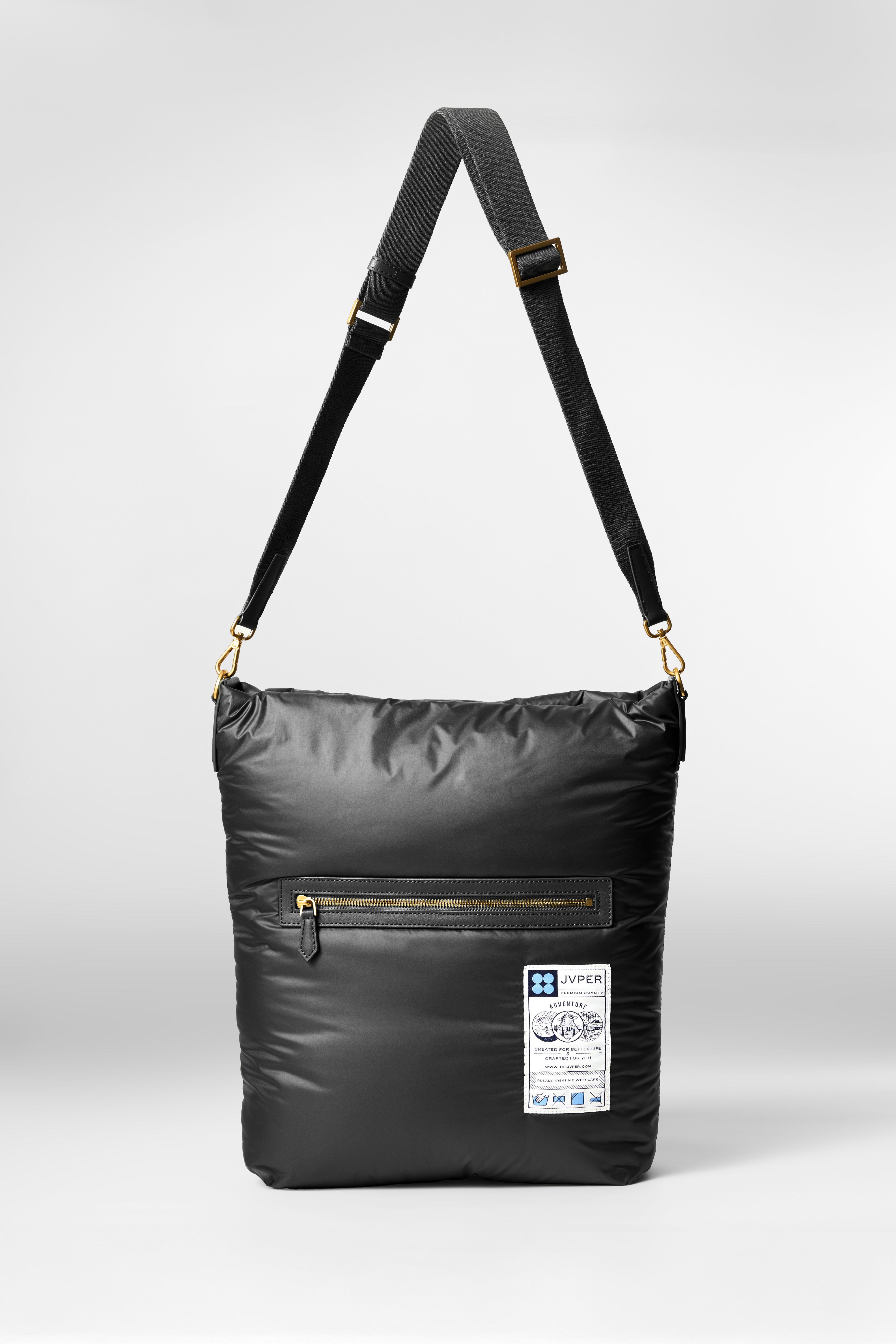 [11/10예약판매]어드벤처 패디드 라이트 나일론 숄더백 블랙